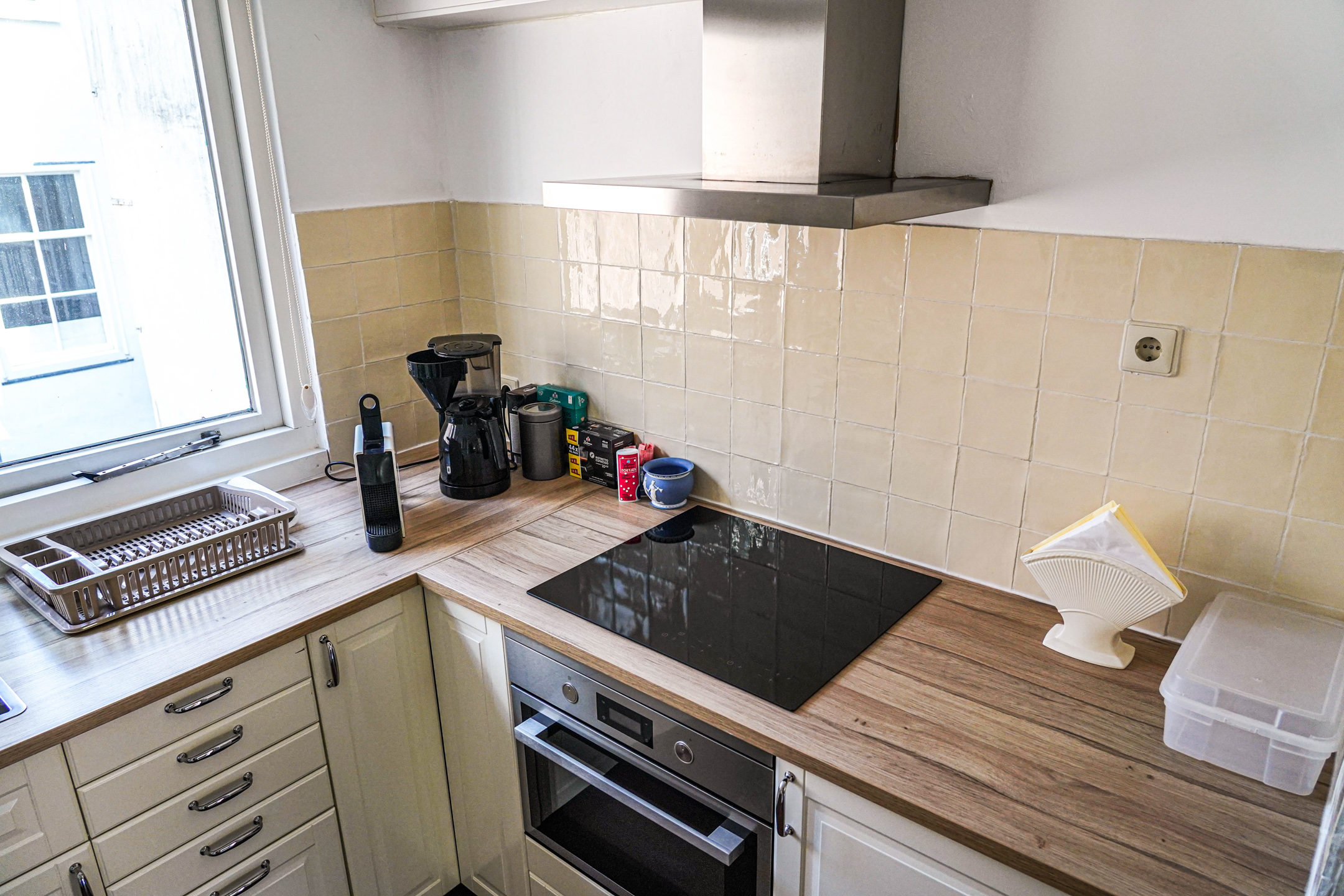 Cooking Area The Balcony at Prinsen Canal apartment Amsterdam